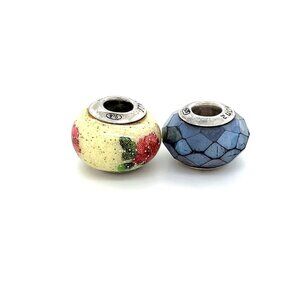 Silver 925 Persona & RL Italy Murano Charms